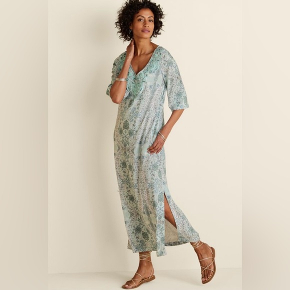 Soft Surroundings Dresses & Skirts - SOFT SURROUNDINGS Amirah Caftan Maxi Dress Women’s XL  Coverup